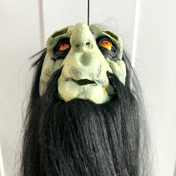 Halloween Mask, Vintage 2003, The Paper Magic Group, Creepy Mask, Beard, Zombie - Picture 6 of 16